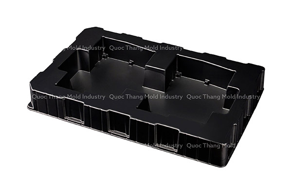 Molded Plastic Tray for Components & Electronic Devices